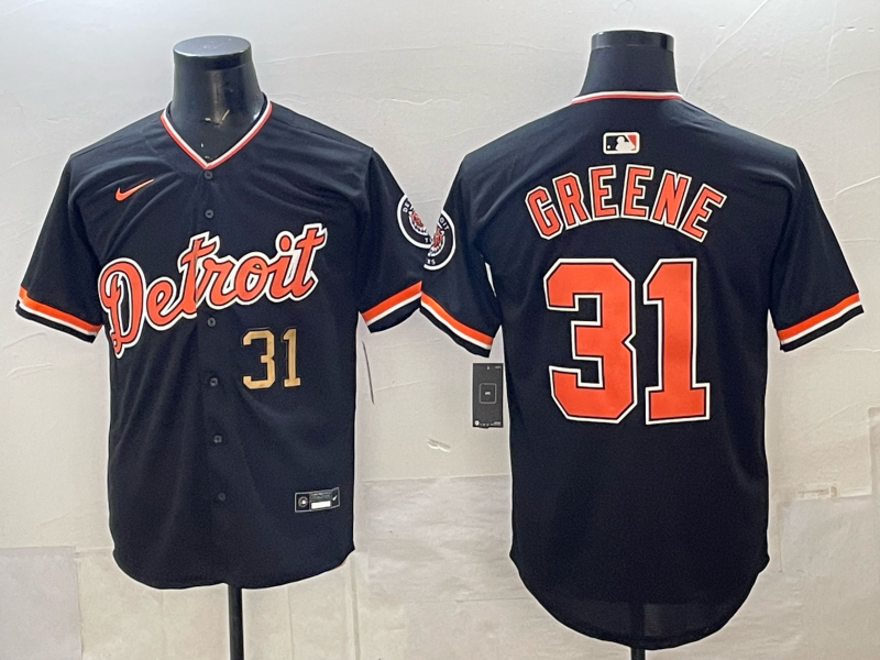 Men Detroit Tigers #31 Greene black Game Nike MLB Jersey 20260010->detroit tigers->MLB Jersey